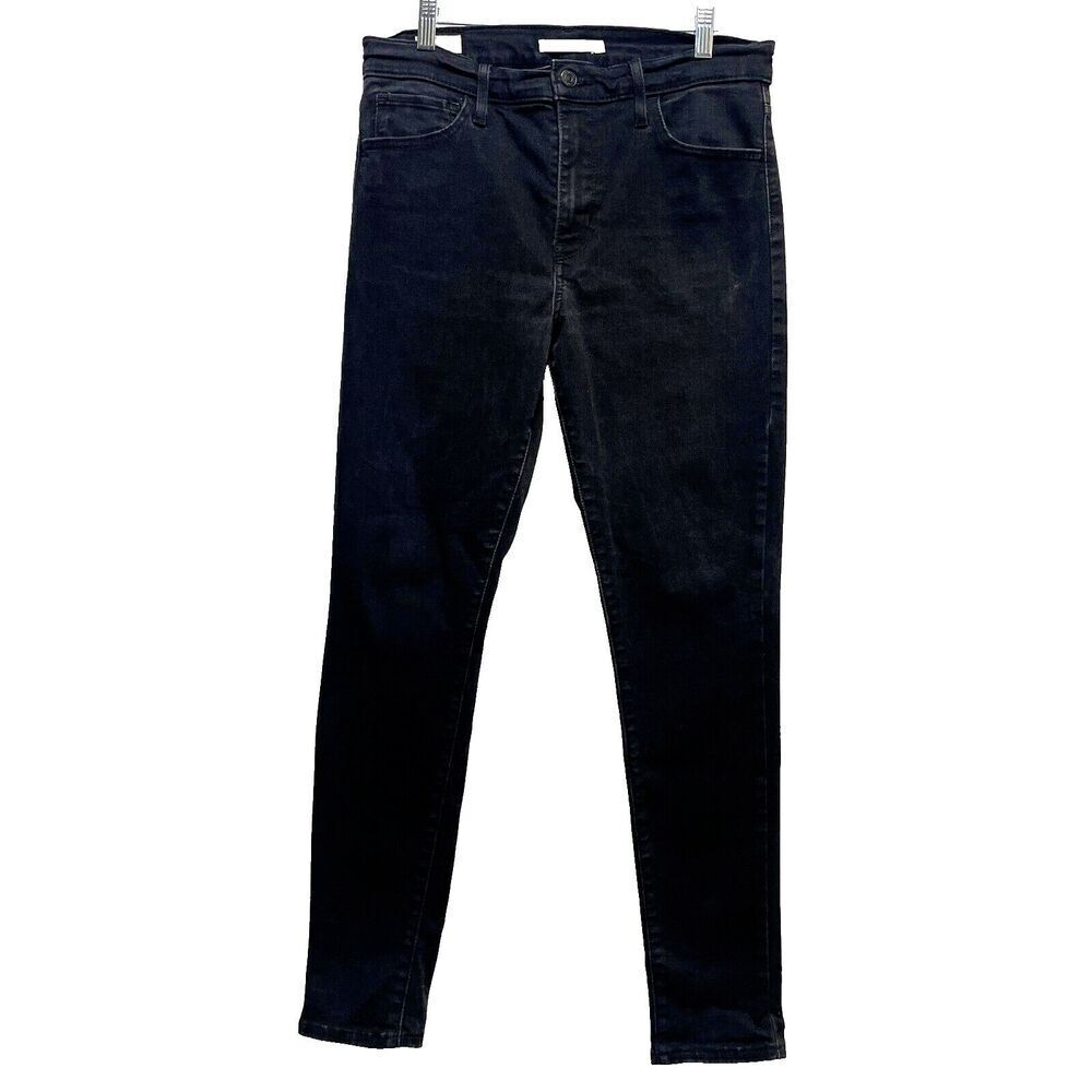 Levi’s Women’s 720 High Rise Super Skinny Jeans 31 Black Stretch Denim Classic - Picture 2 of 12